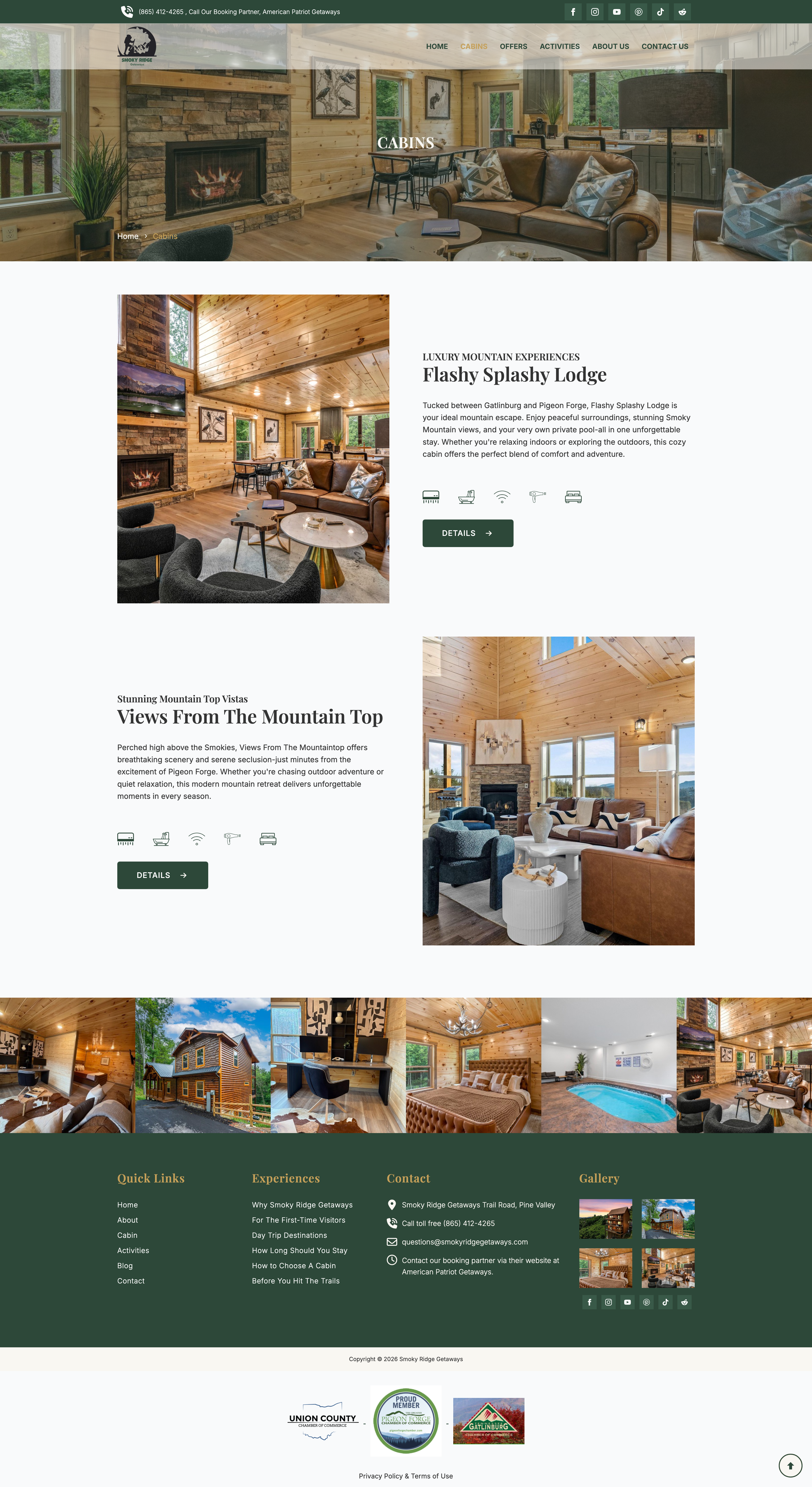 US Luxury Cabin Platform - View 2