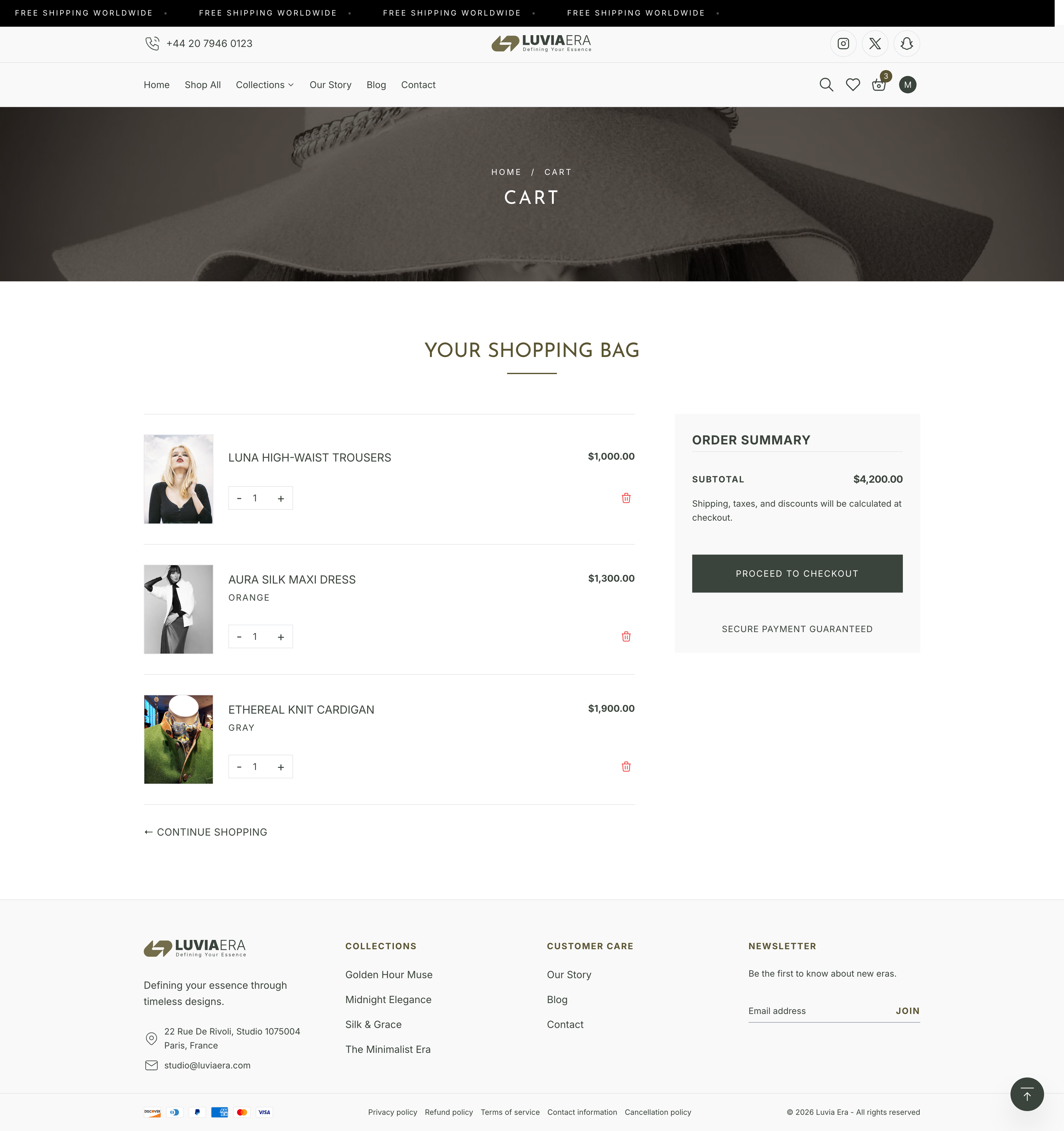 Luvia Era Custom Shopify Theme - View 3